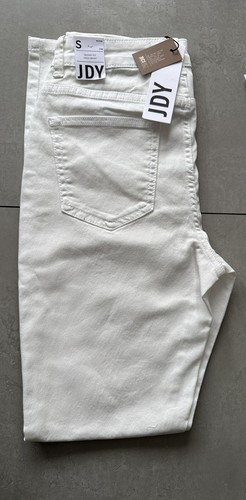 Womens JDY Skinny Fit High Waist Stretch White Jeans Jeggings Small BNWT - Picture 8 of 15