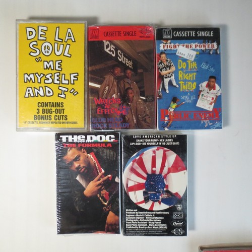 90's Hip Hop Single Cassette Lot - Public Enemy Beastie Boys, 2 Live Crew Rap - Picture 2 of 12