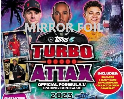 F1 Topps Turbo Attax 2023 UK Formula 1 - Mirror Foil - Pick your card