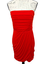 Laundry By Design Strapless Mini Dress SIZE 8 Red  Christmas Holidays