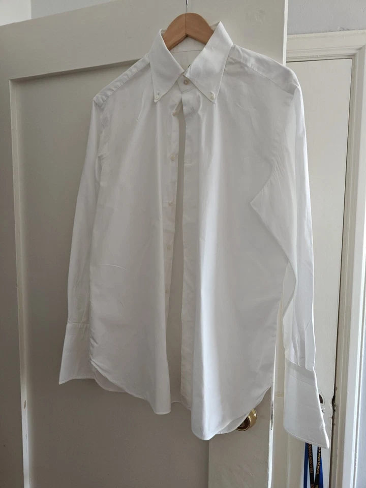 Borrelli button down   Ivy League Shirt Brooks Brothers 16 - Image 2 of 4