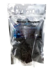 Oceans Wonders CERAMIC Hawaiian Black Coral Frag Plugs 30 pack
