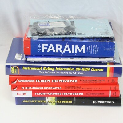 Aviation Weather and Gleim Flight Instructor Books Lot of 3+  Instrument Rating