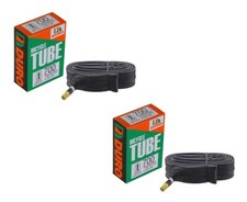 2 DURO BICYCLE 700 x 18c/23c/25c TUBE 48MM STANDARD AMERICAN/SCHRADER VALVE.