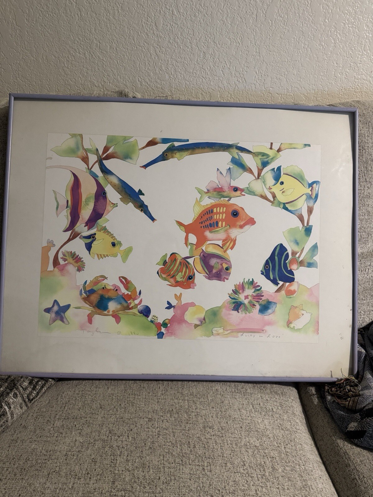 Tracy Taylor Watercolor Painting “lucky In Love”