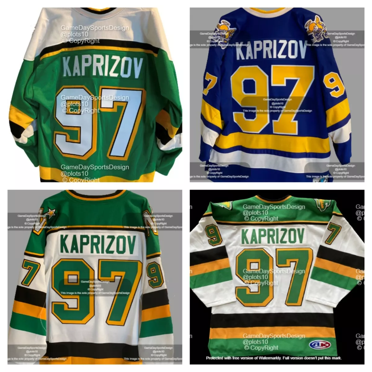 Minnesota Wild The Hockey Lodge Merch Kirill Kaprizov Yellow Opa