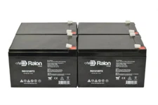 Raion Power 12V 12Ah Battery For Valen Topin 12 TP 12 - 4 Pack