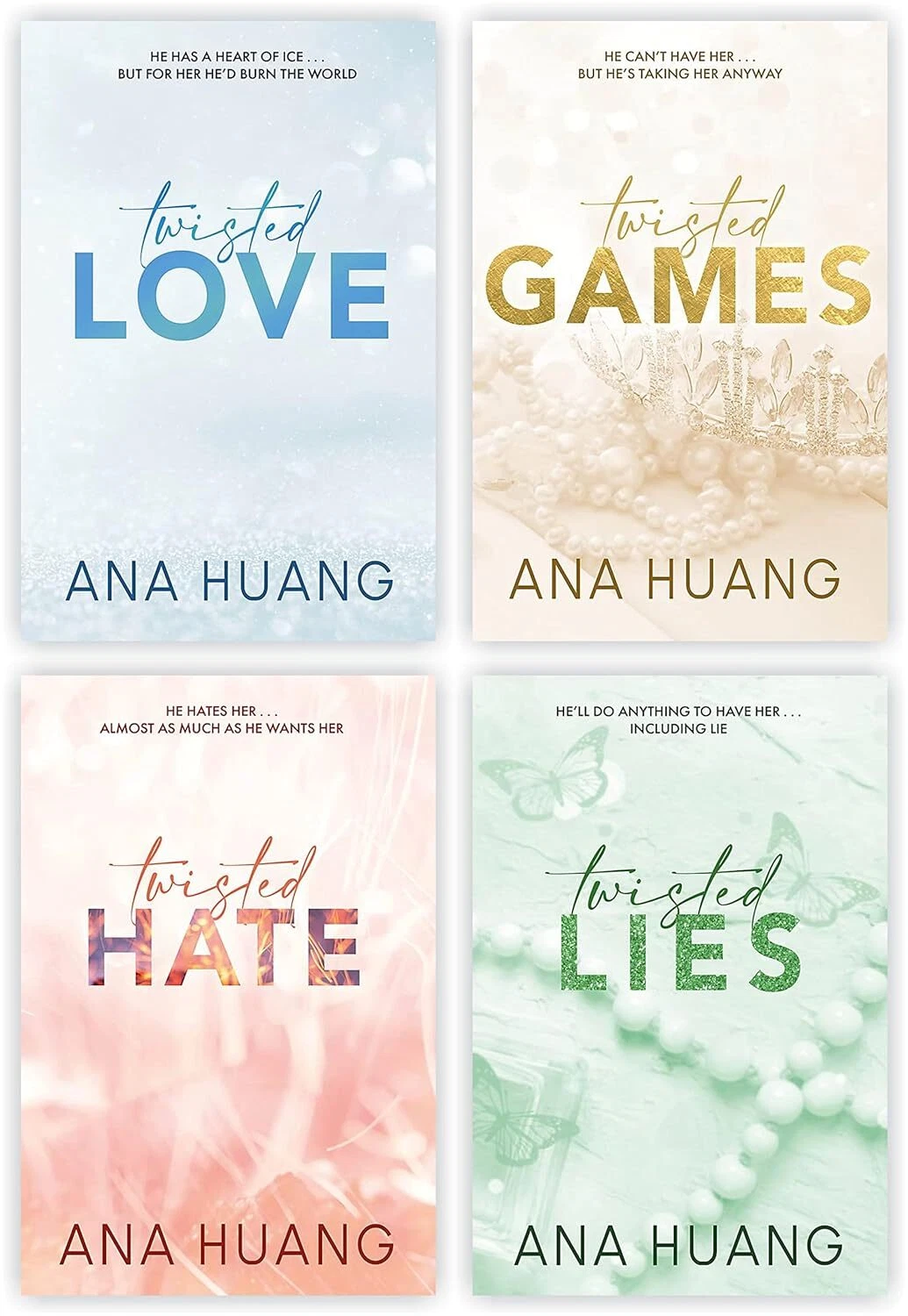 twisted series twisted series ana huang ana huang twisted series ana huang books ana huang collection ana huang set 

