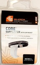 Shock Doctor Core Supporter With Cup Pocket Multi- Color Waist 34-36" Mens-Large