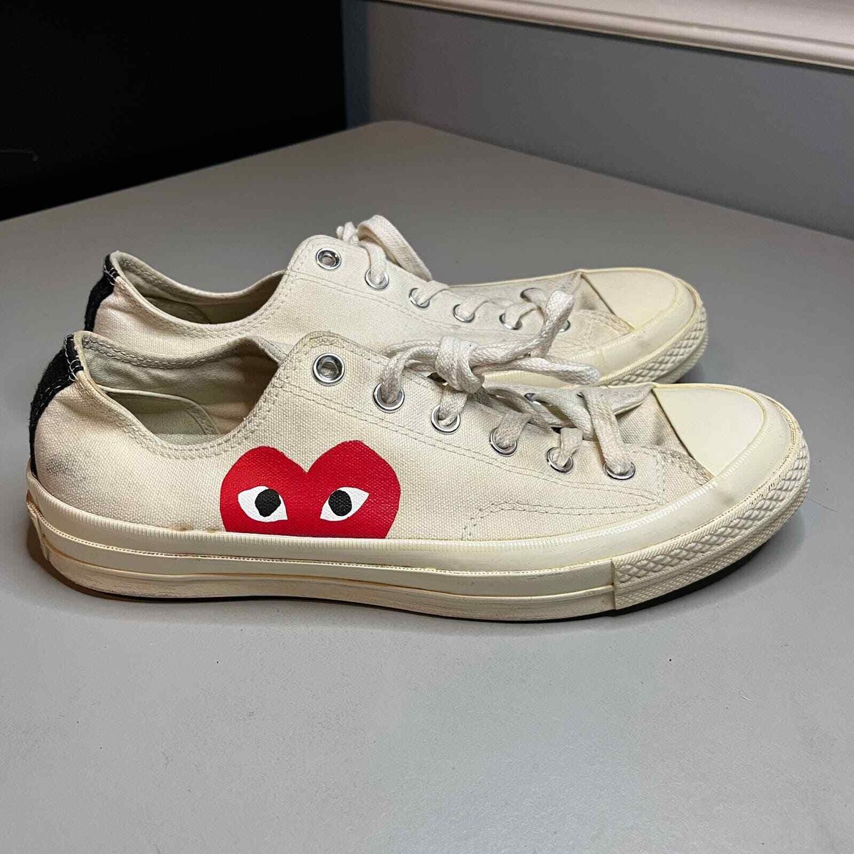 Converse Chuck 70 Low x Comme des Garcons Play White, Men’s 8 Women’s 10 Converse x CDG PLAY Chuck  main image 4