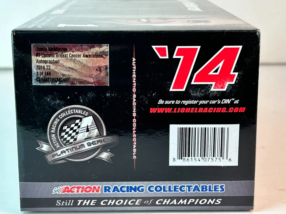 Action Racing Lionel 2014 concienciación sobre el cáncer de mama con caja original, 1 de 144 Foto 4 de 4