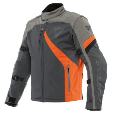 Dainese Ranch Tex Gray Orange Jacket Touring Size 48 | eBay
