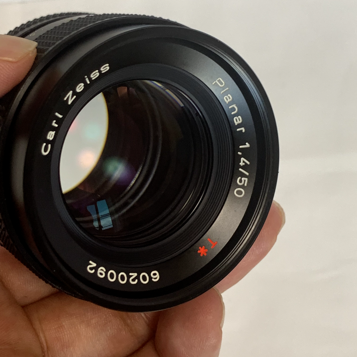 NEAR MINT] Contax Carl Zeiss Planar T* 50mm f/1.4 AEJ Lens From
