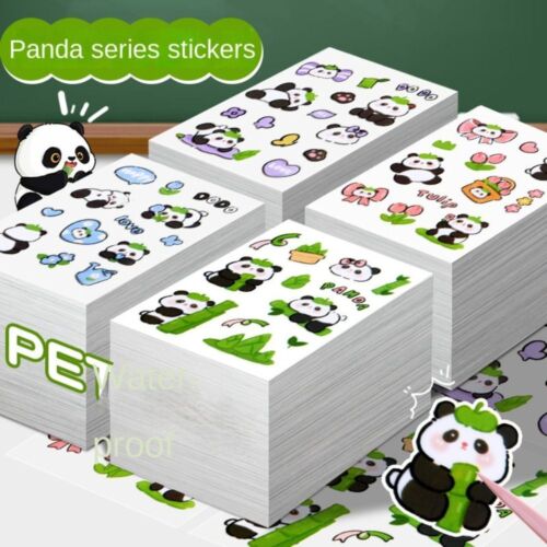 10/40PCS Waterproof Creative Diary Stickers Cute Panda Notebook Decoration - Picture 1 of 12