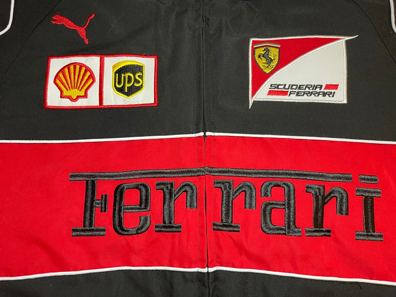 2025 New Vintage Ferrari F1 Jacket | Embroidered patches - Unisex ...