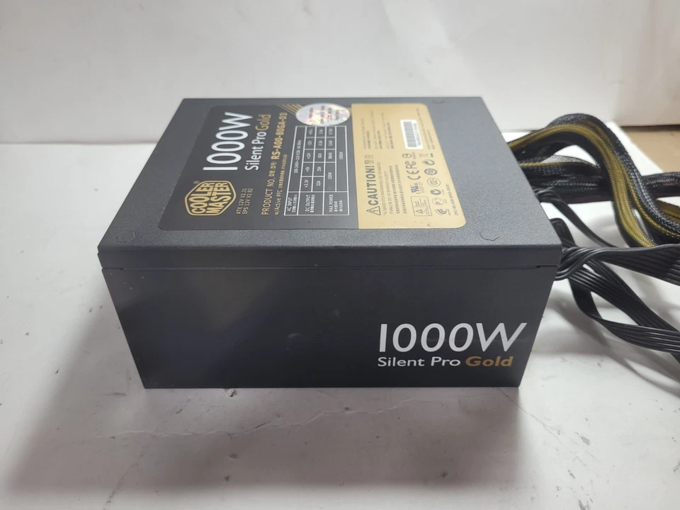 Cooler Master Silent Pro Gold 1000W (RS-A00-80GA-D3) Desktop Power Supply #0083 - Image 3 of 4