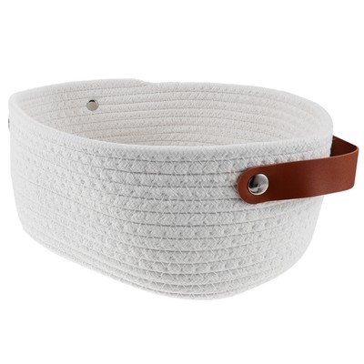  Cotton Rope Woven Basket Household Multi-functional Storage Basket Decorative