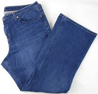 Pre-Owned Tribal DeNIME Celine Mid Waist Form Fit Boot Leg Jeans, 33/16 Regular