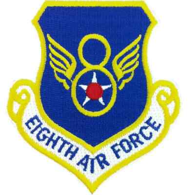 Air Force Patch: 8th Air Force Command - hook closure | eBay