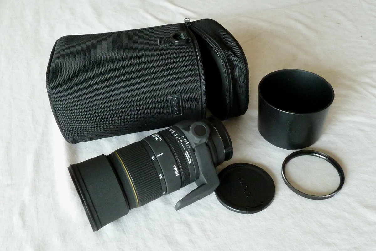 Sigma 135-400mm f4.5-5.6 APO DG for Sony/A & Minolta/A , w/ case, hood , filter