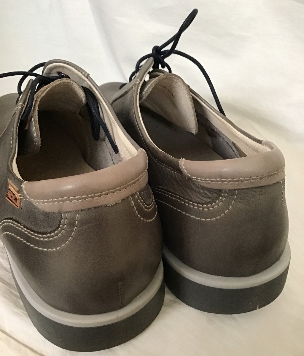 Pikolinos Shoes Mens Size 12 Gray Leather Oxford Lace Up Casual 46 pikolinos Men main image 4