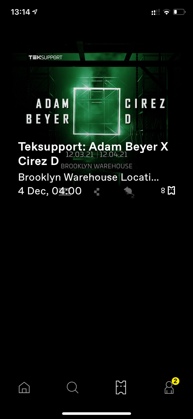 Teksupport: Adam Beyer x Cirez D (x8)