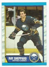 RAY SHEPPARD 1989-90 TOPPS CARD NM-MT+ CONDITION
