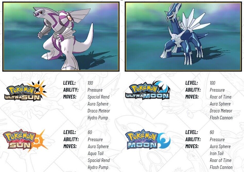 Pokemon ULTRA SUN & MOON - ALL Gen 7 Shiny Mythical Pokémon 6IV