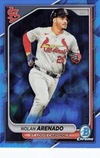 2024 Bowman Chrome Sapphire #32 Nolan Arenado Cardinals Card Future HOF?