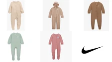 New Nike Baby Essentials Full-Zip Footed Coverall Pick Size & Color