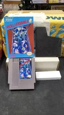 ROLLERBALL NINTENDO NES VIDEO GAME IN BOX NO MANUAL W/ PROTECTOR