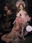1/4 BJD Doll Ball Jointed Resin Girl Face Makeup Handmade Full Set of Clothes