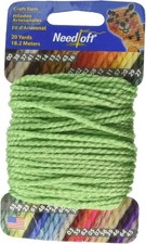 Needloft Plastic Canvas Yarn, 20 yards - Fern