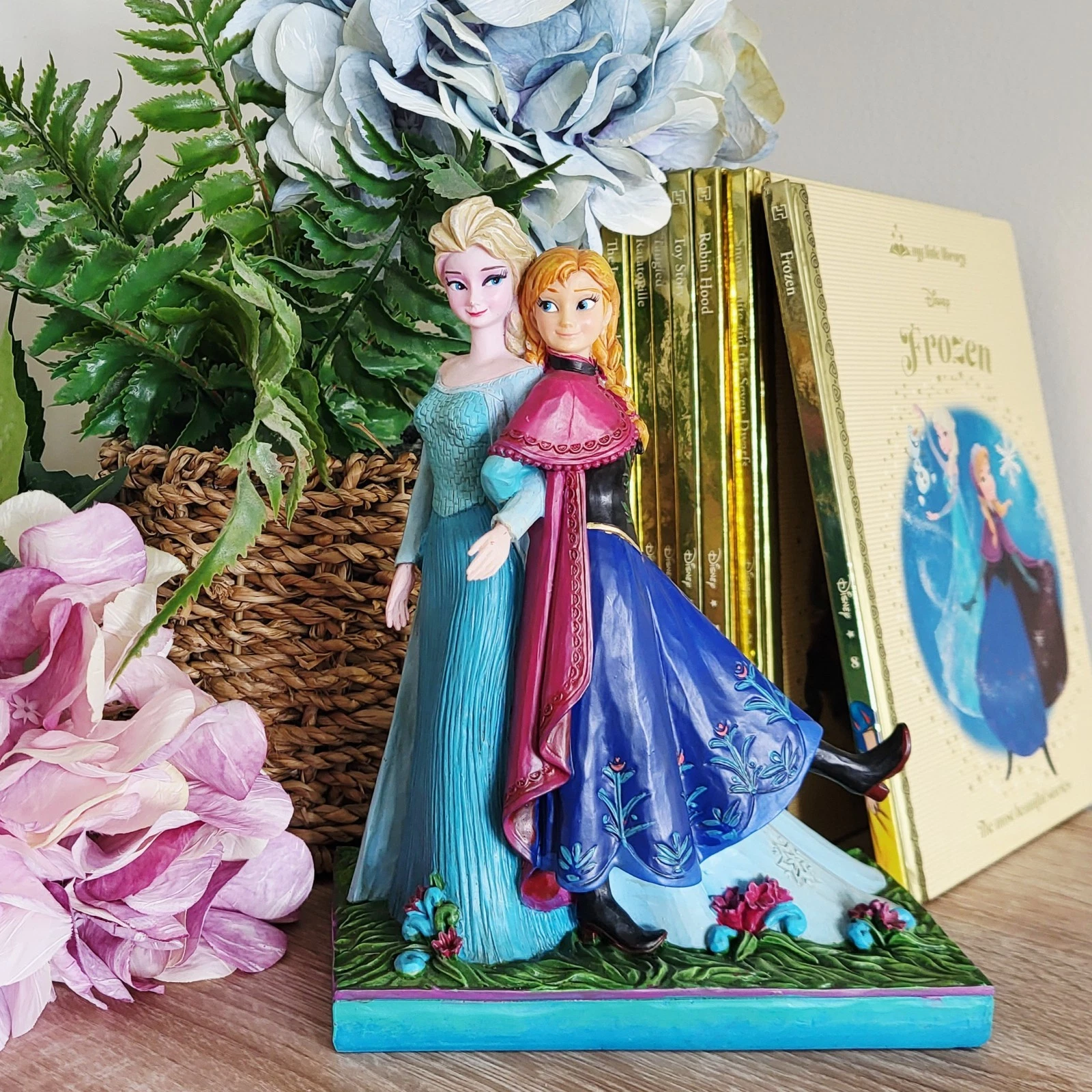 Disney Traditions Sisters Forever Ornament Elsa Anna Jim Shore Figurine Boxed - Picture 1 of 17