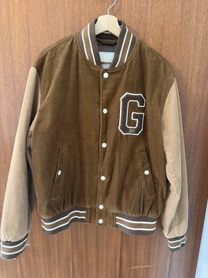 GANT Corduroy Varsity Jacket Cacao Brown - M - Bomberjacke - NEU