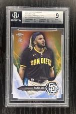 2021 Topps Chrome Fernando Tatis Jr. Ben Baller Icy Gold Refractors /50 BGS 9