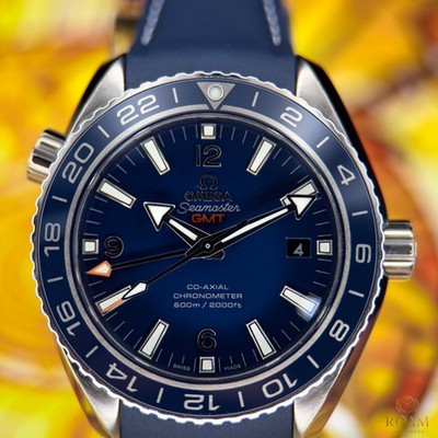 Omega Seamaster Planet Ocean GMT 600M Blue Dial 44mm Full Set | Mint Cond.