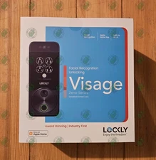 Lockly Visage Deadbolt Smart Lock, Zeno Series (PGK728WRHKMB) **NEW and SEALED**
