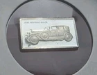 Vintage 1938 Hispano-Suiza Car - 1.6 Gram .925 Sterling Silver Mini Proof Bar