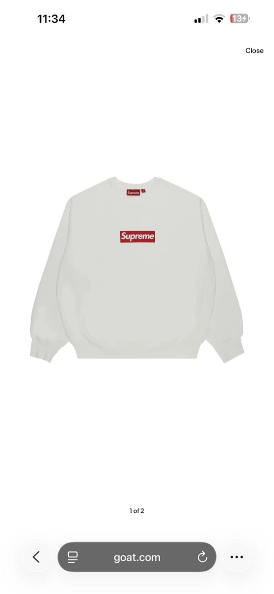 Supreme White Sweatshirts for Men for Sale | Shop Men's Athletic