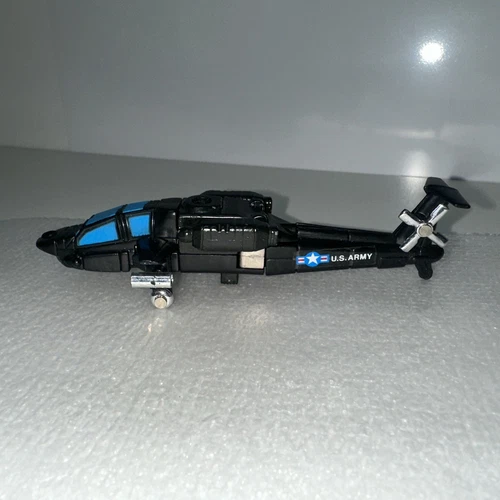 Vintage 1985 Gobots Wrong Way MR-41 Apache Helicopter - Missing Main Propeller