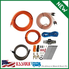 RD True 4 Gauge Car Audio Cable Amp Wiring Kit - 2 Channel Rock Direct CCA Power