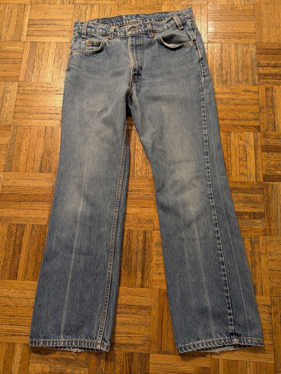 Levi's 517 orange-tab jeans, made in USA