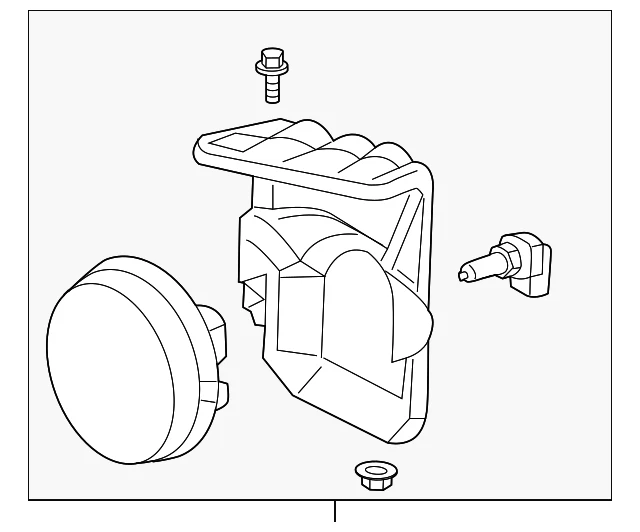 Conjunto de faro antiniebla genuino GM 15776381 Foto 4 de 4