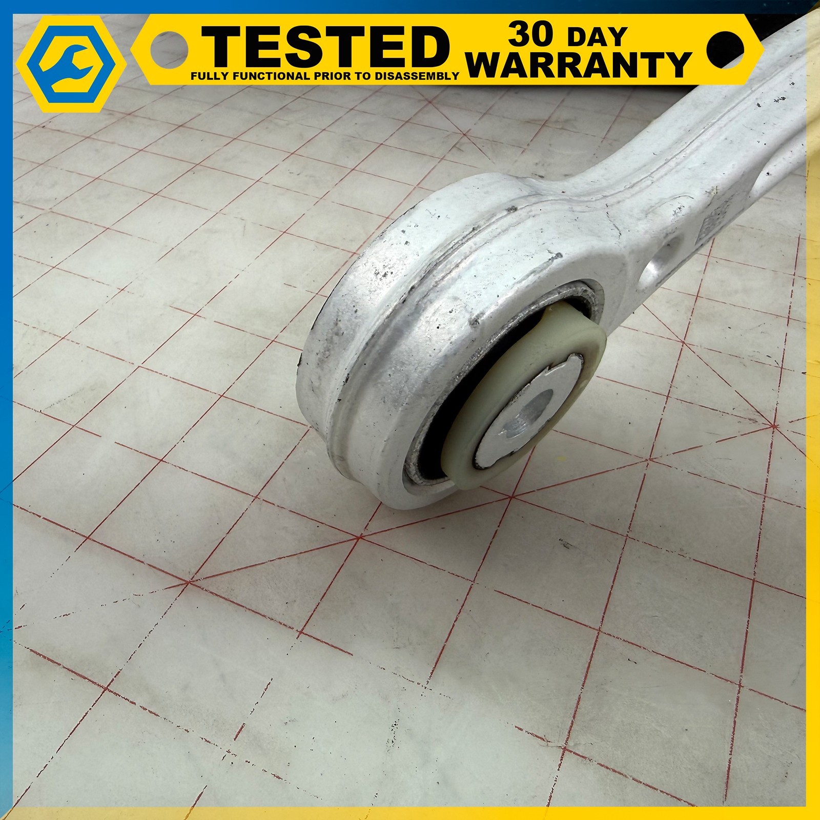 14-24 MASERATI GHIBLI REAR LEFT DRIVER SIDE UPPER LOWER CONTROL ARM SET OEM