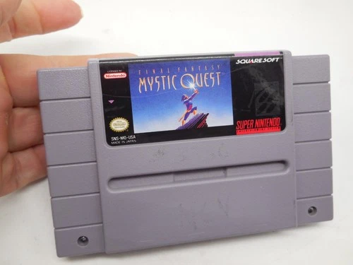 DC5 Super Nintendo SNES - Final Fantasy Mystic Quest Tested and Working