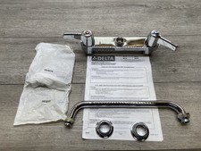 Delta 28C4433 Double Handle 1.5 GPM Wall Mount Faucet-READ**