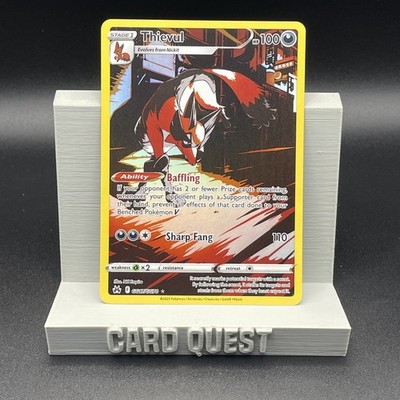Pokemon TCG Thievul GG17/GG70 SWSH: Crown Zenith: Galarian Gallery Ultra Rare NM