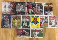 Albert Pujols 14 card lot, insert, MVP, Cardinals, Angels