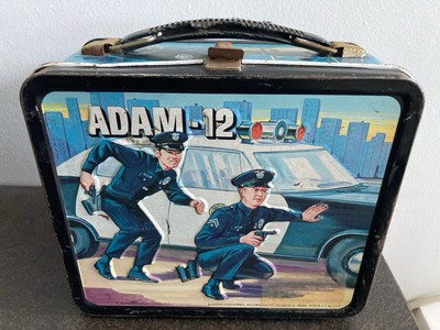 ADAM 12 METAL LUNCHBOX 1972 ALADDIN NO THERMOS 60S 70S POLICE SHOW